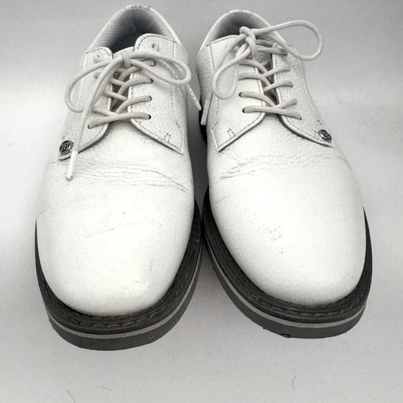 G/FORE Men's Collection Gallivanter Pebble Golf Shoes, Snow Monument, Size 7 - Picture 8 of 13